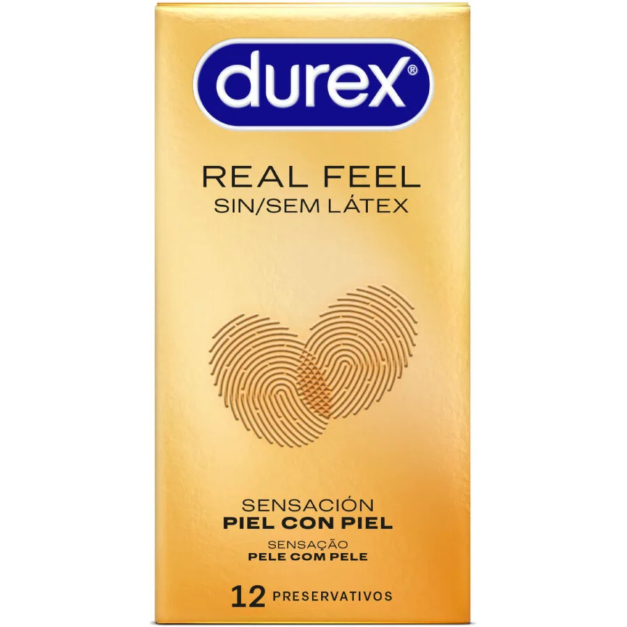 Préservatifs Real Feel sans Latex 12 Unités Durex