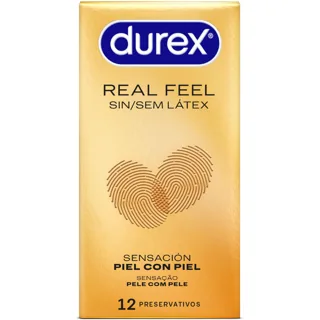 Préservatifs Real Feel sans Latex 12 Unités Durex