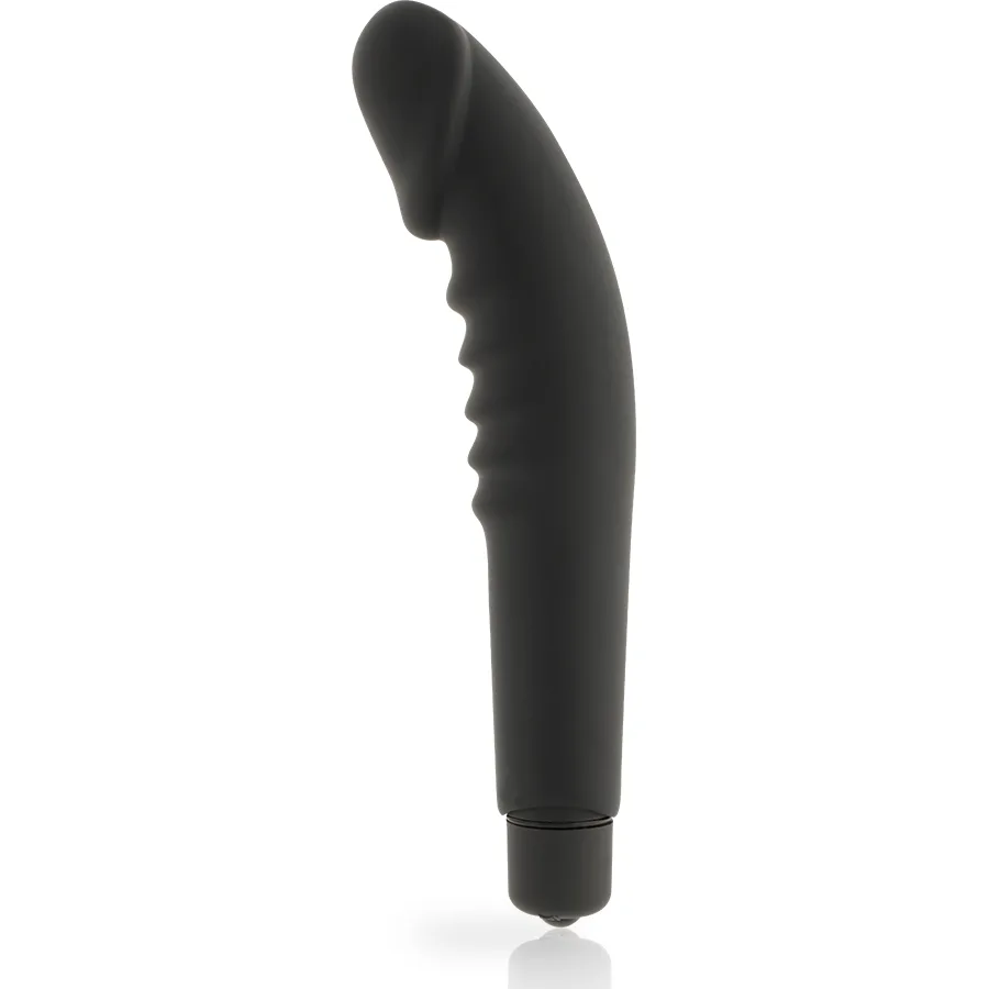 Vibromasseur Réaliste Plaisure Silicone Noir Dolce Vita