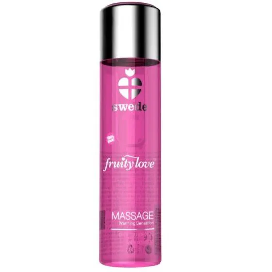 Fruity Love Effet Chauffant Huile de Massage Pamplemousse Swede