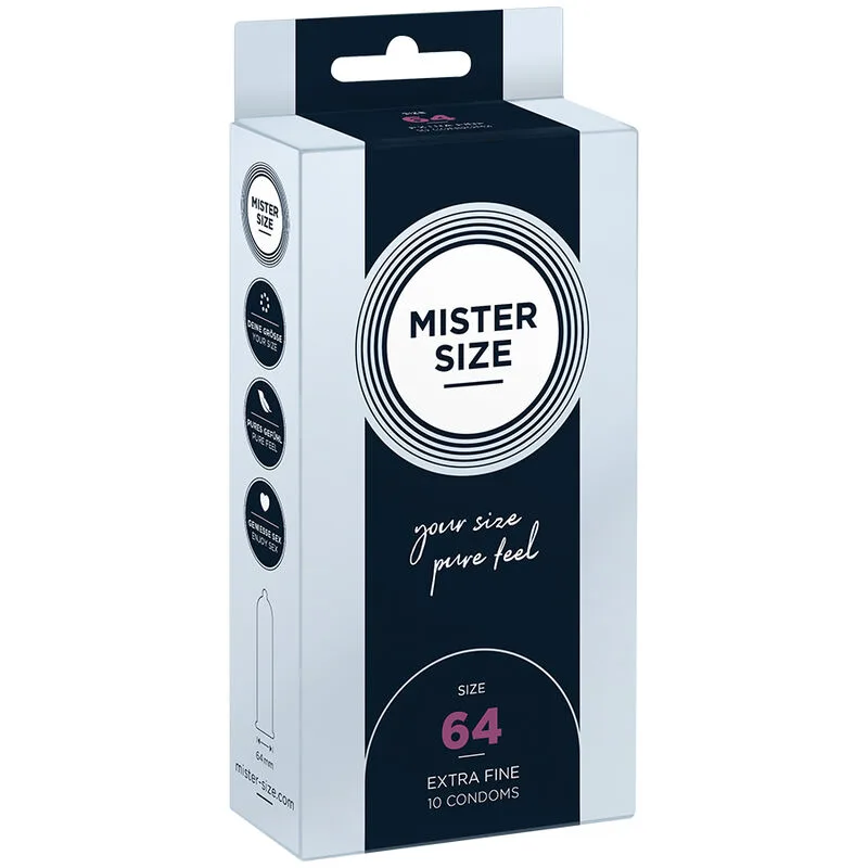 Préservatifs Taille XXL 64 mm (10 Unités) Mister Size