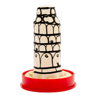 Tour de Pise : préservatif fantaisie peint à la main Condomerie, objet décoratif