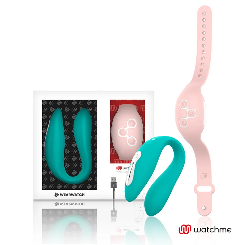 Watchme Vibromasseur Double Technologie Eau de Mer / Rose