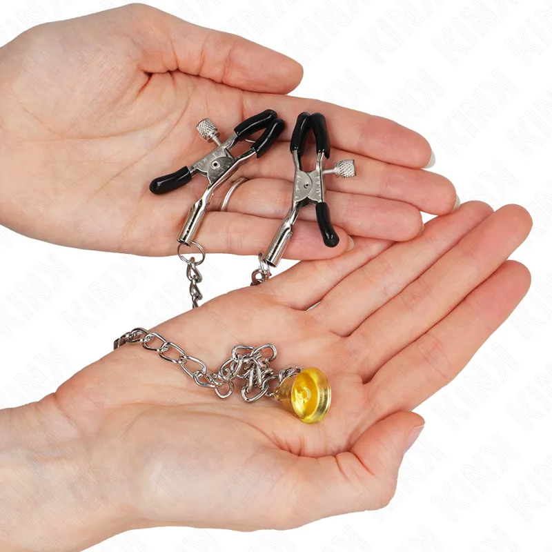 Pinces à Téléton Chaîne avec Pendentif Corne 30 cm Kink