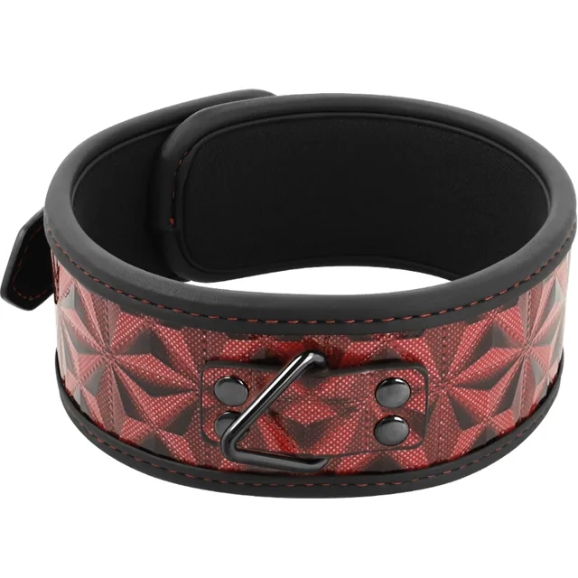 Collier en Cuir Végan Premium Édition avec Doublure