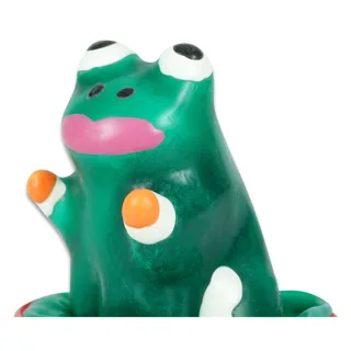 Modèle Grenouille : préservatif fantaisie peint à la main Condomerie, objet décoratif