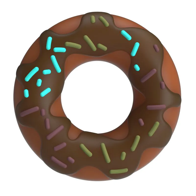 Anneau pénien Super Donut Marron Pretty Love