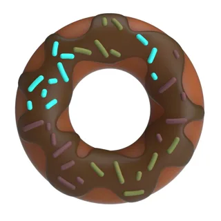 Anneau pénien Super Donut Marron Pretty Love