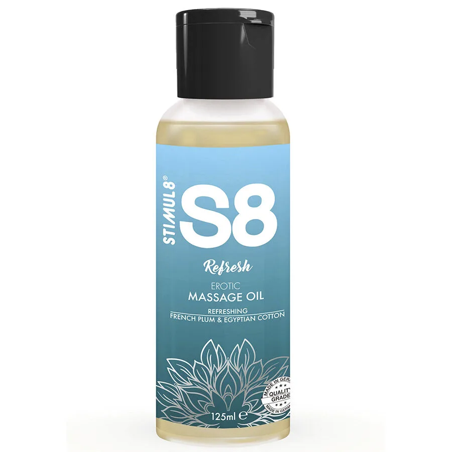 S8 Huile de Massage au Coton 125 ml Stimul8