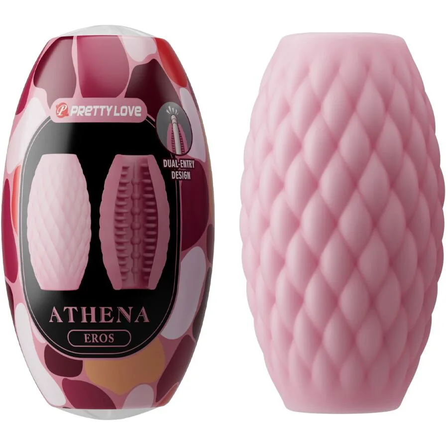 Masturbateur pour Homme en Silicone Athena Eros Rose Pretty Love