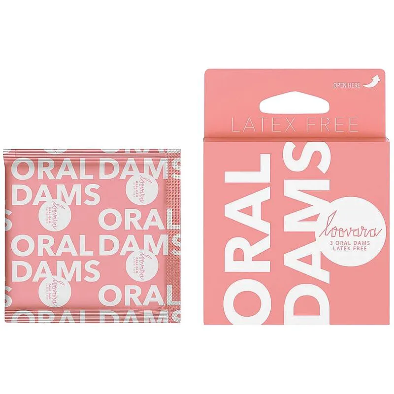 Dirases Blanches sans Latex, 3 Pièces Loovara lubrifiant comestible