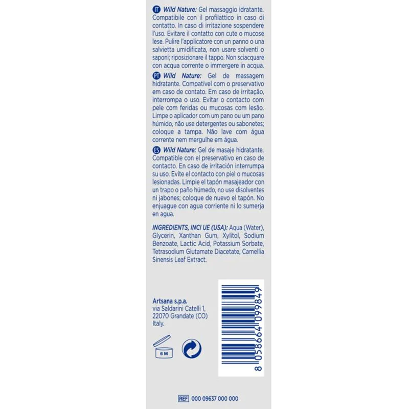 Gel de Massage Nature Sauvage 3 en 1 200 ml Control