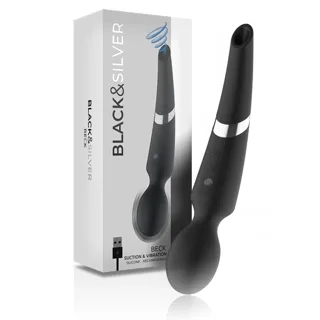 Vibromasseur Wand Beck 2 en 1 Black&Silver vue 2