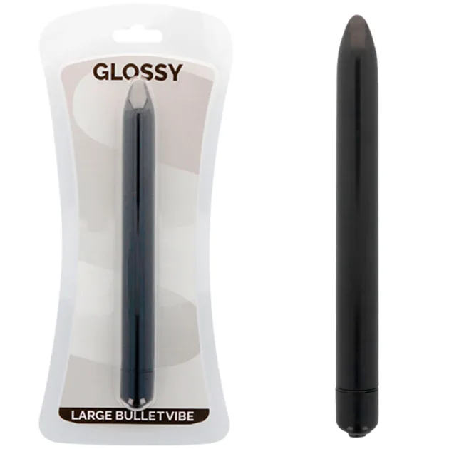 Vibromasseur Slim Noir Glossy