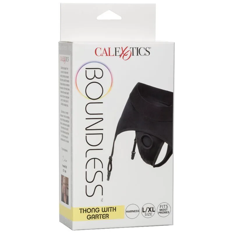 Boundless String avec Jarretelle L/XL Calexotics