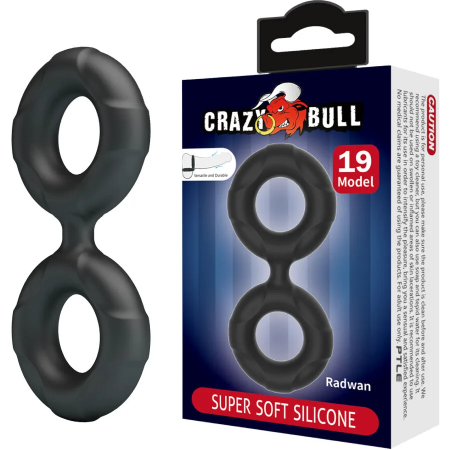 Radwan Double Bague en Silicone Modèle 19 Crazy Bull