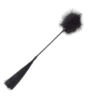 Duster + Fouet Noir Secret Play noir fouet & martinet