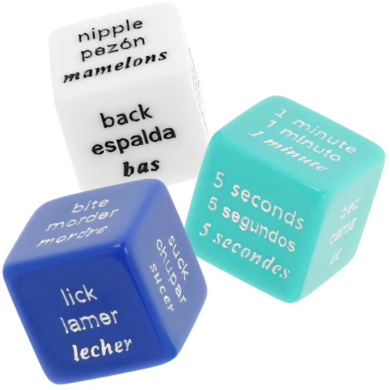 Jeu de dés Érotiques Es/fr/en Waterfeel jeu coquin