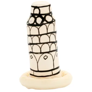 Tour de Pise : préservatif fantaisie peint à la main Condomerie, objet décoratif