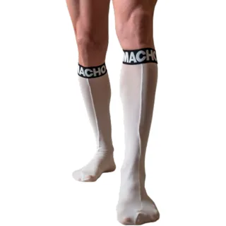 Chaussettes Fines Taille Unique Blanche Macho