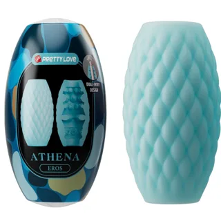 Masturbateur pour Homme en Silicone Athena Eros Bleu Ciel