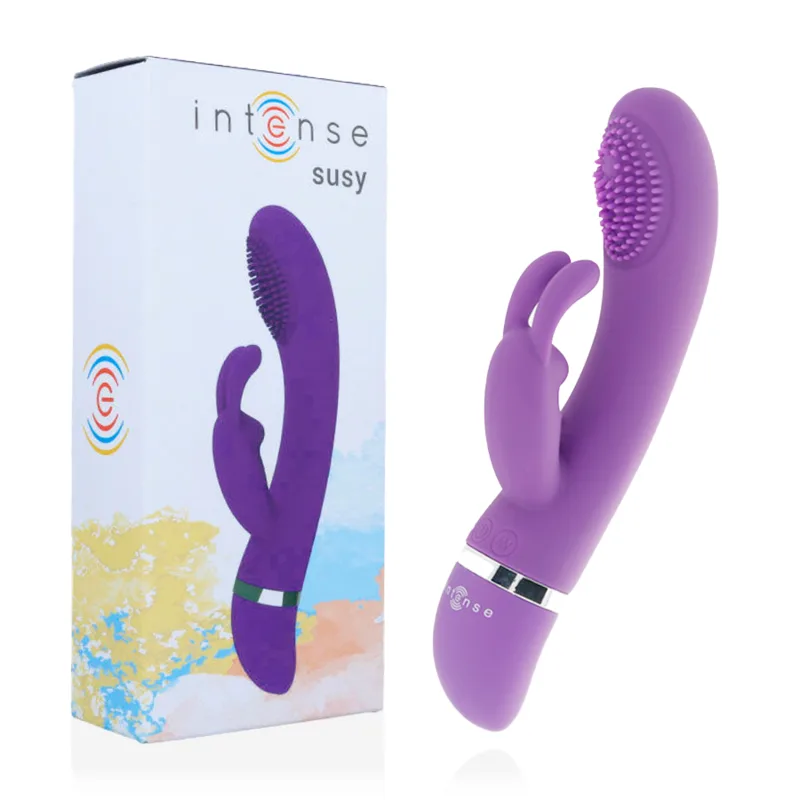 Vibromasseur Oscillant Susy Silicon Rabbit Lilas Intense