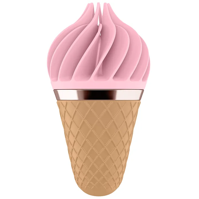 Stimulateur clitoridien Spinnator Sweet Treat Brun & Rose Satisfyer