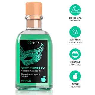 Coffret de Massage pour les Lèvres Apple Kissable 100 ML Orgie huile de massage