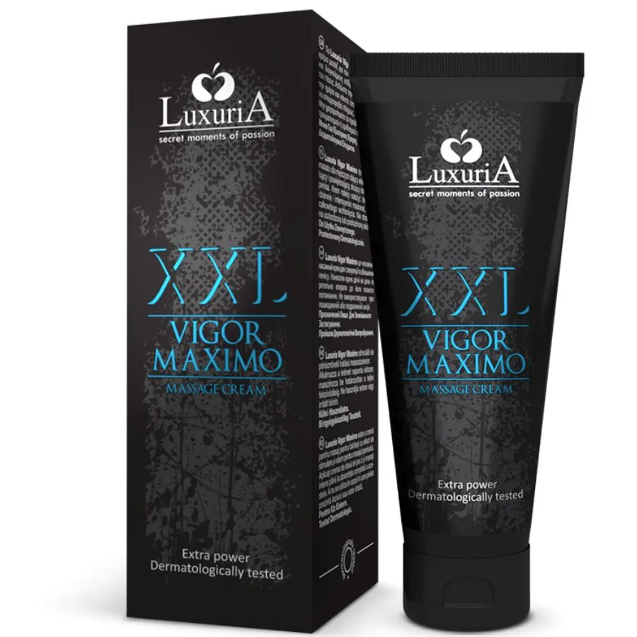 Aphrodisiaque Crème de Massage XXL Vigor Maximo 75 ml Intimateline Luxuria