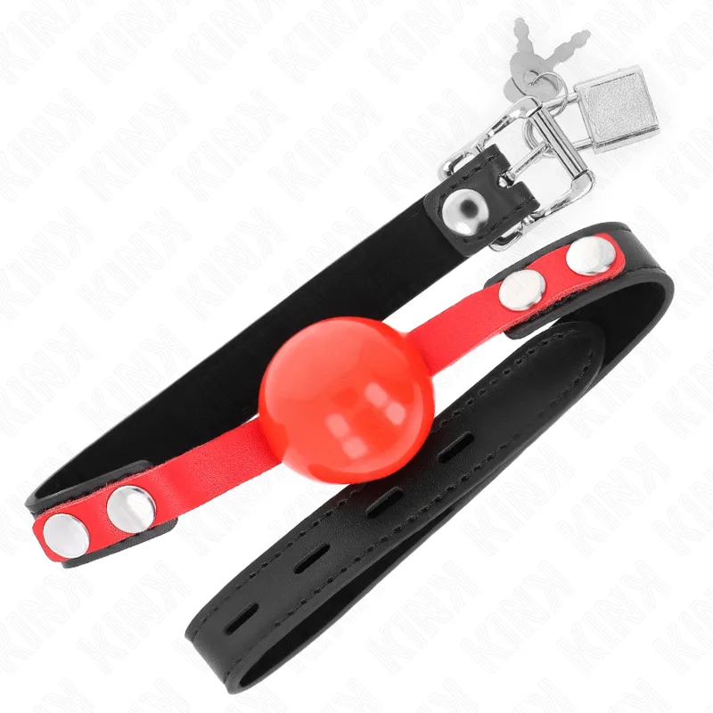 Balle TPE Souple 4 CM Bâillon Modèle 4 60 X 2 CM Réglable Kink bâillon