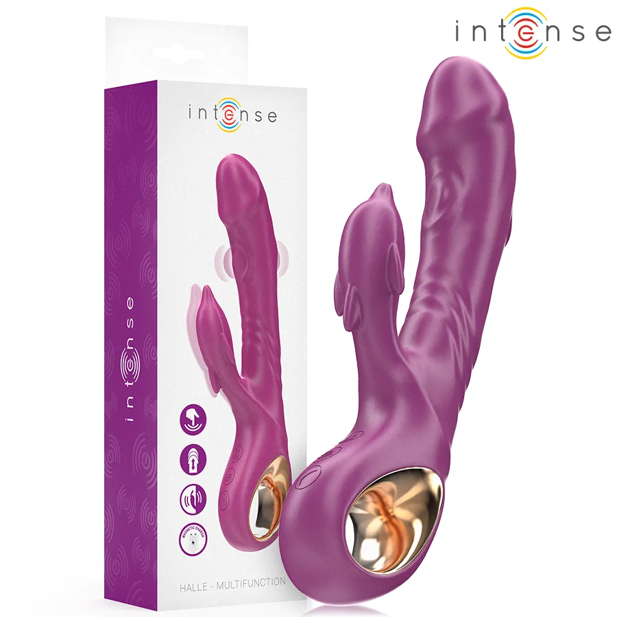 Halle Vibromasseur Multifonction avec Langue Stimulante Intense