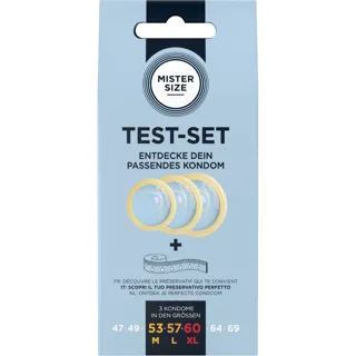 Kit de Test : 3 Préservatifs de Tailles Différentes + Mister Size