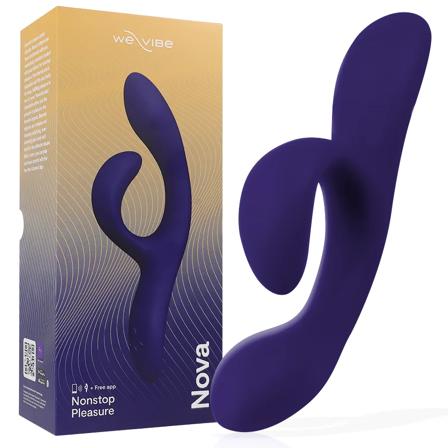 Vibe - Vibromasseur Lapin Nova 2 Bleu Nuit We bleu sextoy connecté