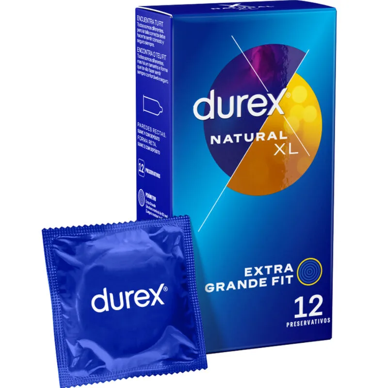 Préservatif Naturel XL 12 Unités Durex