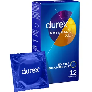Préservatif Naturel XL 12 Unités Durex