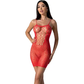 BS096 Bodystocking Rouge Taille Unique Passion rouge nuisette