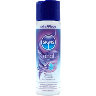 Lubrifiant Anal Hybride à Base d'Eau et de Silicone 130 ml Skins