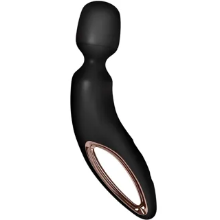 Wand Erland XXL Satisfyer - vue de profil - Noir