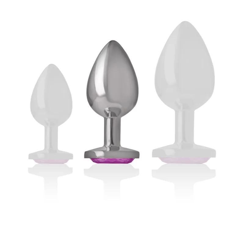 Sextoy Anal en métal taille M
