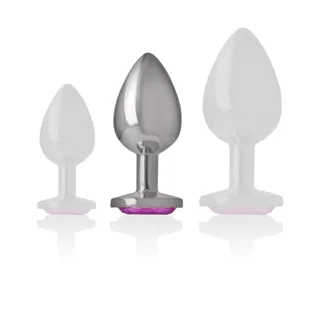 Plug Anal en Métal Aluminium Coeur