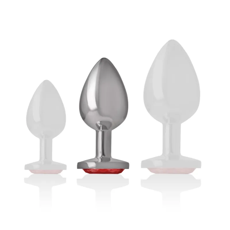 Sextoy Anal en métal taille M