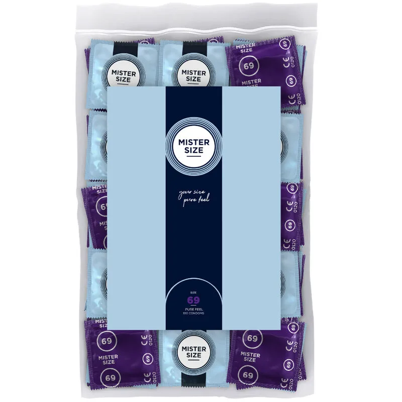Préservatifs Taille XXXL 69 mm (100 Unités) Mister Size