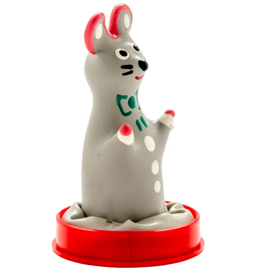 Préservatifs Fantaisie Peints à la Main Modèle Souris 1 Condomerie