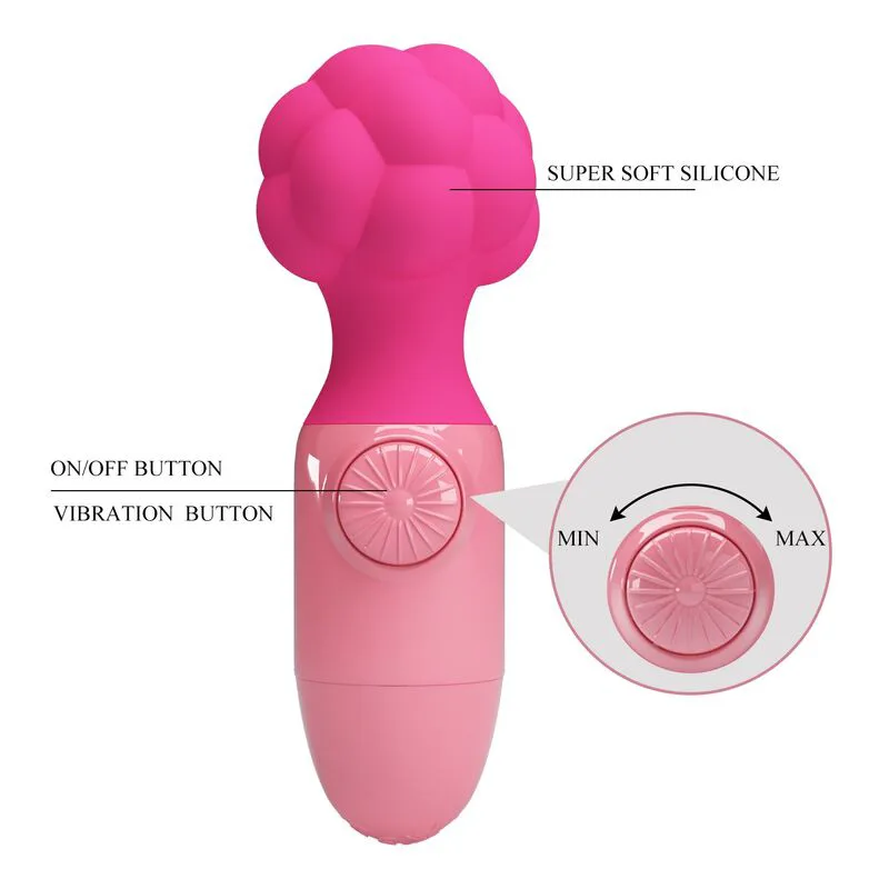 Stimulateur clitoridien Anwen Mini Masseur Rose Pretty Love