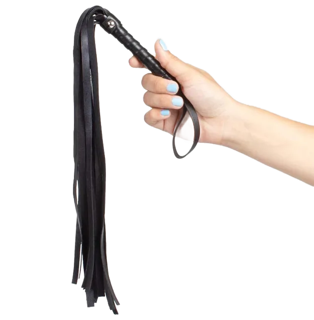 Fouet de Bondage Noir Collection BDSM Secretplay noir fouet & martinet