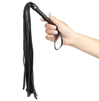 Fouet de Bondage Noir Collection BDSM Secretplay noir fouet & martinet