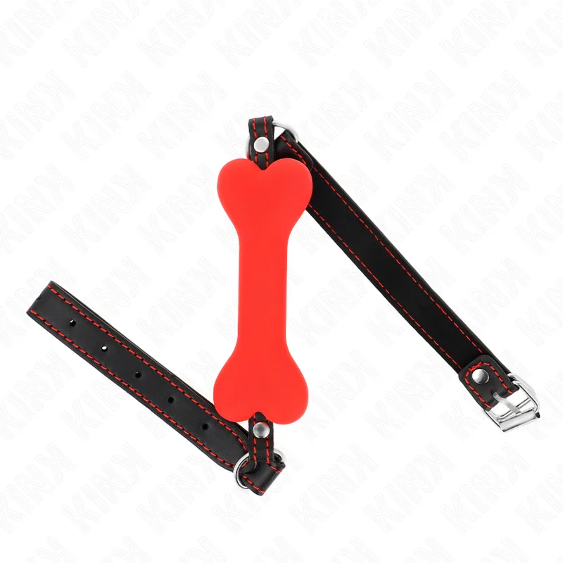 Os Rouge 12 CM Bag 63 X 2 CM Kink rouge bâillon