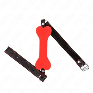 Os Rouge 12 CM Bag 63 X 2 CM Kink rouge bâillon