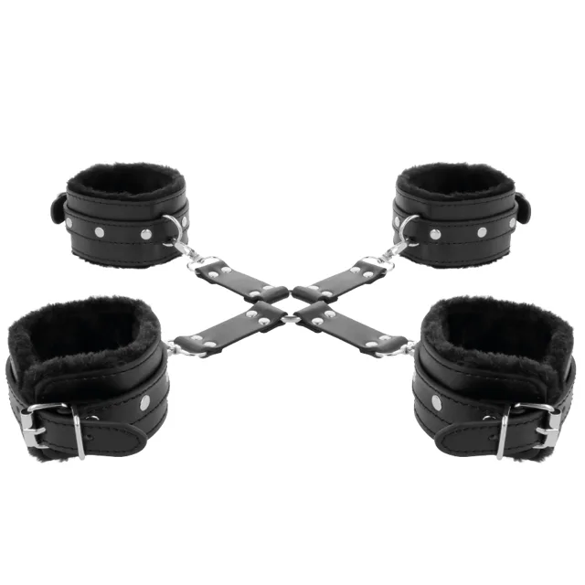 Menottes en Cuir pour Pieds et Mains
