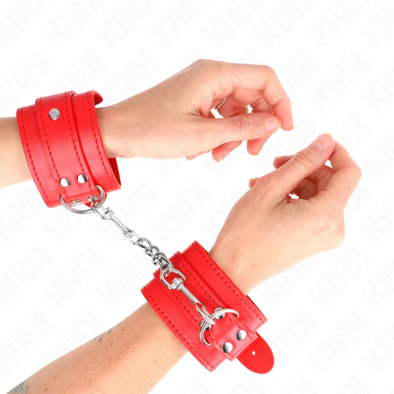 Menottes Simples Rouge Ajustables 20-23 cm x Kink